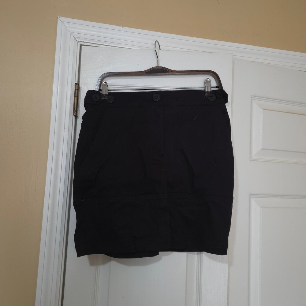 Wildfang The Essential Denim Work Skirt in Black Size M